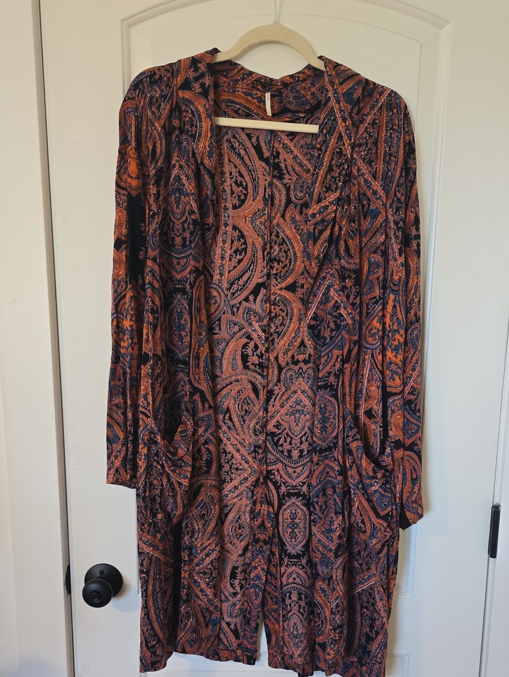 Free People Paisley Duster